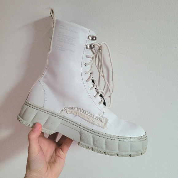 Virón white ankle boots - Picture 6 of 11